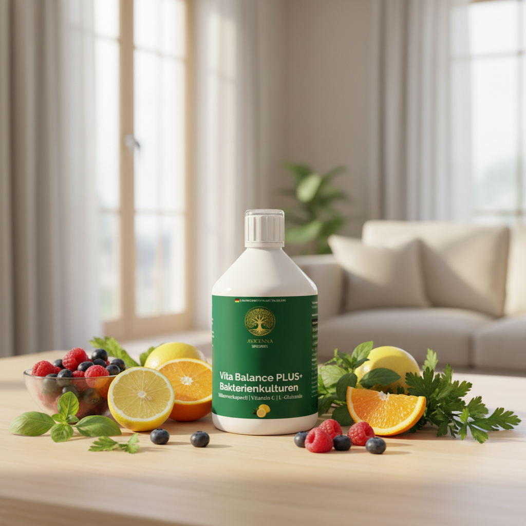 Vita Balance PLUS+ Bakterienkulturen - 33 vegane Lemon Shots - 500ml